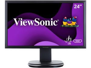 ViewSonic VG2449 24 Inch 1080p Ergonomic LED Monitor with HDMI DisplayPort and DaisyChain for Home and Office