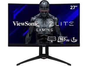 ViewSonic ELITE XG270QC Curved 27 Inch 1ms 1440p 165Hz FreeSync Premium Pro Gaming Monitor with VESA DisplayHDR 400 and Advanced Ergonomics for Esports