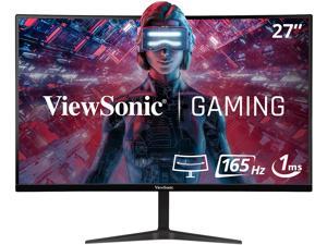 ViewSonic VX2718-PC-MHD 27 Inch Full HD 1080p 165Hz 1ms Curved Gaming Monitor with Adaptive-Sync Eye Care Frameless HDMI and Display Port