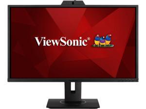 ViewSonic VG2740V 27 Inch 1080p IPS Video Conferencing Monitor with Integrated 2MP Camera, Microphone, Speakers, Eye Care, Ergonomic Design, HDMI DisplayPort VGA Inputs for Home and Office
