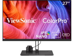 ViewSonic VP2776 27 Inch 1440p Premium USB-C Monitor with 165Hz, ColorPro Wheel, Pantone Validated, Delta E<2 Color Accuracy, HDMI, USB, DisplayPort for Professional Home and Office