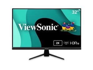 ViewSonic VX3267U2K 32 Inch 1440p IPS Monitor with 65W USB C HDR10 Content Support UltraThin Bezels Eye Care HDMI and DP input
