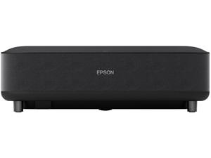 Epson EpiqVision Ultra LS300 3chip 3LCD Smart Laser Projector 3600 Lumens Color  White Brightness HDR Android TV Sound by Yamaha Speakers Bluetooth Sports Gaming Movies  Streaming  Black
