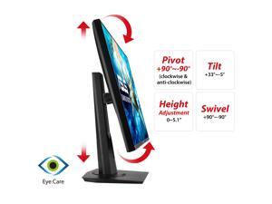 ASUS VG278Q 27" Full HD 1920 x 1080 144Hz 1ms DisplayPort HDMI DVI Asus Eye Care with Ultra Low-Blue Light & Flicker-Free AMD Free Sync G-Sync Compatible Built-in Speakers LED Backlit Gaming Monitor ASUS VG278Q 27" Full HD 1920 x 1080 144Hz 1ms DisplayPort HDMI DVI Asus Eye Care with Ultra Low-Blue Light & Flicker-Free AMD Free Sync G-Sync Compatible Built-in Speakers LED Backlit Gaming Monitor