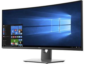 Dell U3417W 34" 3440x1440 2K Resolution 60Hz 5ms DisplayPort Mini-DisplayPort 2xHDMI USB 3.0 Hub Built-in Speakers White Edgelit LED IPS Curved Monitor Dell U3417W 34" 3440x1440 2K Resolution 60Hz 5ms DisplayPort Mini-DisplayPort 2xHDMI USB 3.0 Hub Built-in Speakers White Edgelit LED IPS Curved Monitor