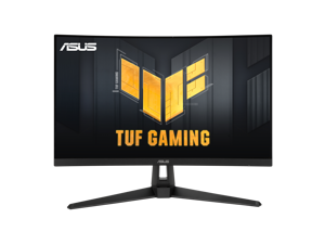 ASUS TUF Gaming VG27VH1B 27" Curved Monitor, 1080P Full HD, 165Hz (Supports 144Hz), Extreme Low Motion Blur, Adaptive-sync, FreeSync Premium, 1ms MPRT, Eye Care, HDMI D-Sub