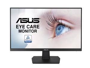 ASUS VA247HEY Eye Care Monitor - 23.8 inch, Full HD, Frameless, 75Hz, 1ms MPRT, Adaptive-Sync/FreeSync, Low Blue Light, Flicker Free, Wall Mountable