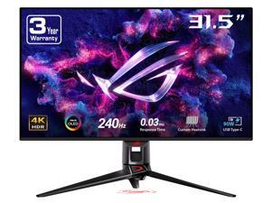 ASUS ROG Swift 32" 4K OLED Gaming Monitor (PG32UCDM) - UHD (3840 x 2160), QD-OLED, 240Hz, 0.03ms, G-SYNC Compatible, Custom Heatsink, Graphene Film, 99% DCI-P3, True 10-bit, 90W USB-C