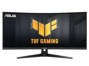 ASUS TUF Gaming 34" Ultra-wide Curved Monitor (VG34VQ3B) - 21:9 QHD (3440x1440), 180Hz, 1ms, Extreme Low Motion Blur Sync, FreeSync Premium, Speaker, 90% DCI-P3, DisplayWidget Center