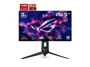 ASUS ROG Swift OLED 27” 1440P Gaming Monitor (PG27AQDP) - QHD, 480Hz, 0.03ms, G-SYNC Compatible, Custom Heatsink, AI Gaming, DisplayHDR400 True Black, 10-bit, 99% DCI-P3, DisplayWidget