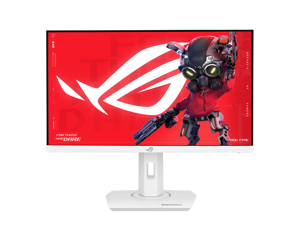 ASUS ROG Strix 25" (24.5-inch viewable) 1080P HDR Gaming Monitor (XG259QNG-W) - White, Full HD, 380Hz, 0.3ms, Fast IPS, Extreme Low Motion Blur Sync, FreeSync Premium, DisplayWidget, Ergonomic