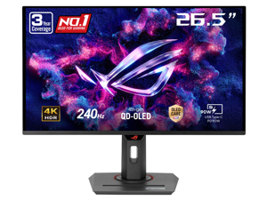 ASUS ROG Strix 27" UHD 4K 240Hz FreeSync Premium Pro & G-Sync compatible 0.03ms HDR400 Neo Proximity Sensor OLED Gaming Computer Monitor with Height Adjustable, Pivot, Swivel & Tilt stand XG27UCDMG ASUS ROG Strix 27" UHD 4K 240Hz FreeSync Premium Pro & G-Sync compatible 0.03ms HDR400 Neo Proximity Sensor OLED Gaming Computer Monitor with Height Adjustable, Pivot, Swivel & Tilt stand XG27UCDMG