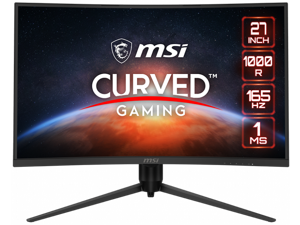 MSI Optix G271CP 27" Full HD 1920 x 1080 165 Hz FreeSync Premium (AMD Adaptive Sync) Curved Gaming Monitor