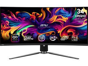MSI 34" 240 Hz OLED UWQHD Gaming Monitor 97.8% Adobe RGB / 99.3% DCI-P3 / 139.1% sRGB MPG 341CQPX QD-OLED