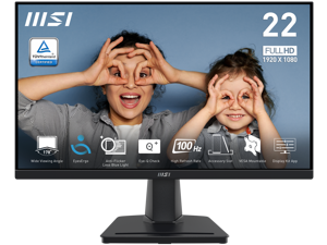 MSI 22" 100 Hz FHD Monitor 1ms (MPRT) / 4ms (GTG) Adaptive-Sync Pro MP225V