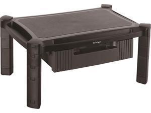 StarTech MONSTADJD Adjustable Monitor Riser - Drawer - Monitors up to 32" - Adjustable Height - Monitor Stand - Computer Monitor Riser