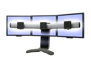 Ergotron 33 324 200 Ds100 Quad Monitor Desk Stand Newegg Com