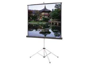 DA-LITE 40141 Carpeted Picture King Tripod Screen with Keystone Eliminator 84" x 84" - 119" Diagonal DA-LITE 40141 Carpeted Picture King Tripod Screen with Keystone Eliminator 84" x 84" - 119" Diagonal