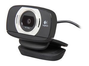 Logitech HD Webcam C615 with Fold-and-Go Design and 360-Degree Swivel