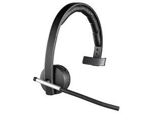 Logitech Wireless Headset H820e Single-Ear Mono Business Headset - Black