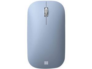 Microsoft Mobile Mouse - Pastel Blue. Comfortable Right/Left Hand Use with Metal Scroll Wheel, Wireless, Bluetooth for PC/Laptop/Desktop, works with Mac/Windows 8/10/11 Computers