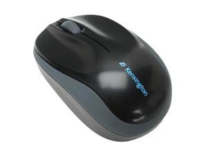 Kensington Pro Fit Black 3 Buttons 1 x Wheel USB Wired Optical Retractable Mobile Mouse - OEM