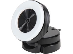 Razer Kiyo Streaming Webcam: 1080p 30 FPS / 720p 60 FPS - Ring Light w/Adjustable Brightness - Built-in Microphone - Advanced Autofocus, Black