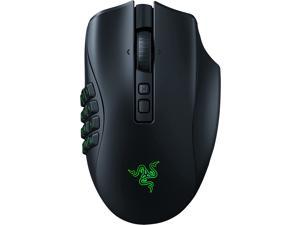 Razer Naga V2 Pro Wireless MMO Gaming Mouse: 19+1 Programmable Buttons w/ Swappable Side Plates - HyperScroll Pro Wheel - Focus Pro 30K Optical Sensor - Optical Mouse Switches Gen-3 - 300 Hr Battery