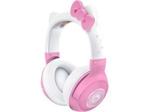Razer Kraken BT Headset Bluetooth 5040ms Low Latency Connection  CustomTuned 40mm Drivers  Beamforming Microphone  Powered by Razer Chroma  Hello Kitty  Friends Edition