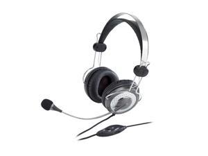Genius HS-04SU 3.5mm Connector Circumaural Headband Headset with Noise-canceling Microphone Genius HS-04SU 3.5mm Connector Circumaural Headband Headset with Noise-canceling Microphone