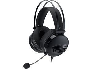 Rosewill 7.1 Surround Sound Gaming Headset w/ Mic, Noise Isolating Ergonomic Cushion Ear Cups, In-Line EQ Controls