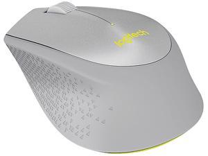 Logitech M330 SILENT PLUS 910-004908 Grey / Yellow 3 Buttons 1 x Wheel RF RF Wireless Optical Mouse