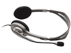 Logitech H110 3.5mm Connector Supra-aural Stereo Headset Logitech H110 3.5mm Connector Supra-aural Stereo Headset