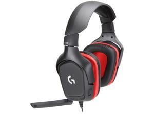 Logitech G332 Wired Gaming Headset, Rotating Leatherette Ear Cups, 3.5 mm Audio Jack, Flip-to-Mute Mic, Lightweight for PC,Xbox One,Xbox Series X|S,PS5,PS4,Nintendo Switch, Black