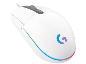 Logitech G203 LIGHTSYNC 910-005791 White 6 Buttons 1 x Wheel USB Wired Gaming Mouse