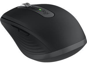 Logitech MX Anywhere 3 Compact Performance Mouse, Wireless, Comfort, Fast Scrolling, Any Surface, Portable, 4000DPI, Customizable Buttons, USB-C, Bluetooth - Black