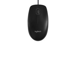 Refurbished Logitech B100 Black 3 Buttons 1 x Wheel USB Wired Optical Optical USB Mouse