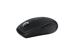 Logitech MX Anywhere 3S Compact Wireless Mouse Fast Scrolling 8K DPI AnySurface Tracking Quiet Clicks Programmable Buttons USB C Bluetooth Windows PC Linux Chrome Mac Black