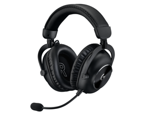 Logitech G PRO X2 LIGHTSPEED Wireless Gaming Headset, Detachable Boom Mic, 50mm Graphene Drivers, DTS:X Headphone 2.0—7.1 Surround, Bluetooth/USB/3.5mm Aux, for PC, PS5, PS4, Nintendo Switch - Black