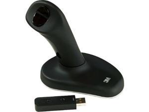 3M EM550GPS Black USB Wireless Optical Ergonomic Mouse - Small