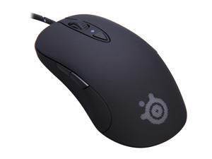 SteelSeries Sensei RAW 62155 Rubberized Black 8 Buttons 1 x Wheel USB Wired Laser Gaming Mouse