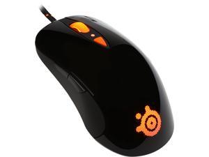 SteelSeries Sensei RAW Heat Orange 62163 Black 7 Buttons 1 x Wheel USB Wired Laser Gaming Mouse