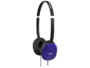 JVC HA-S160 Flats On-Ear Headphone - Blue - HAS160A