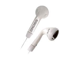 KOSS White KE5W 3.5mm Connector Earbud Everywear Stereophone KOSS White KE5W 3.5mm Connector Earbud Everywear Stereophone