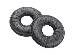 Plantronics Leatherette Ear Cushions for SupraPlus Wireless Headsets (Pair, Black) (71782-01)