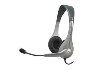 Cyber Acoustics AC-202B 3.5mm Connector Circumaural Speech Recognition Stereo Headset & Boom Mic Cyber Acoustics AC-202B 3.5mm Connector Circumaural Speech Recognition Stereo Headset & Boom Mic