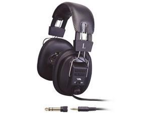 Cyber Acoustics Black ACM-500RB 3.5 mm plug and 1/4" adapter (included) Connector Circumaural Pro Series Headphone