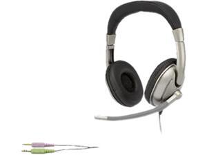 Cyber Acoustics AC-8001 3.5mm Connector Circumaural Stereo Headset Cyber Acoustics AC-8001 3.5mm Connector Circumaural Stereo Headset