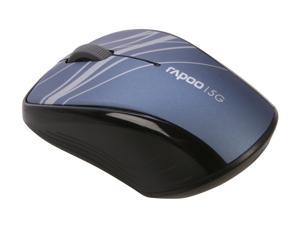 Rapoo 3100P Blue 3 Buttons 1 x Wheel USB 5GHz Wireless Optical Mouse