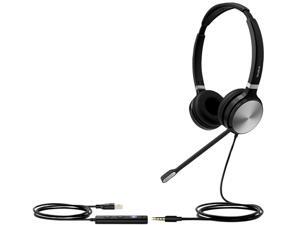 Yealink UH36 DUAL TEAMS 3.5mm/ USB Connector Circumaural USB Wired Headset Yealink UH36 DUAL TEAMS 3.5mm/ USB Connector Circumaural USB Wired Headset